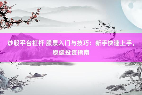 炒股平台杠杆 股票入门与技巧：新手快速上手，稳健投资指南
