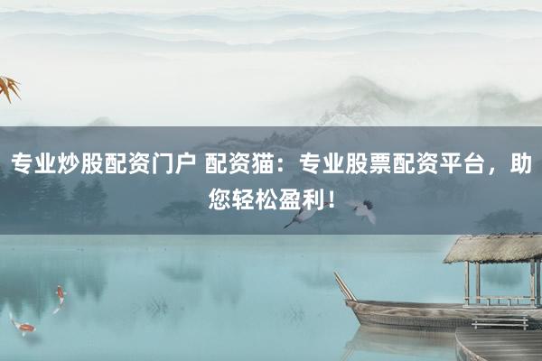 专业炒股配资门户 配资猫：专业股票配资平台，助您轻松盈利！