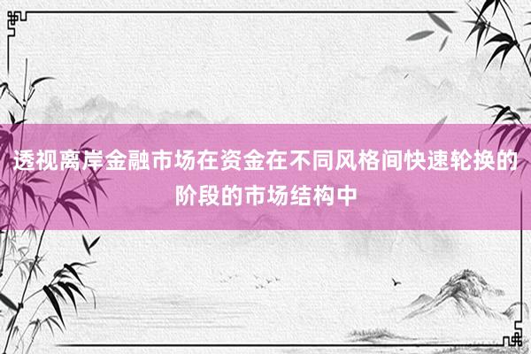 透视离岸金融市场在资金在不同风格间快速轮换的阶段的市场结构中