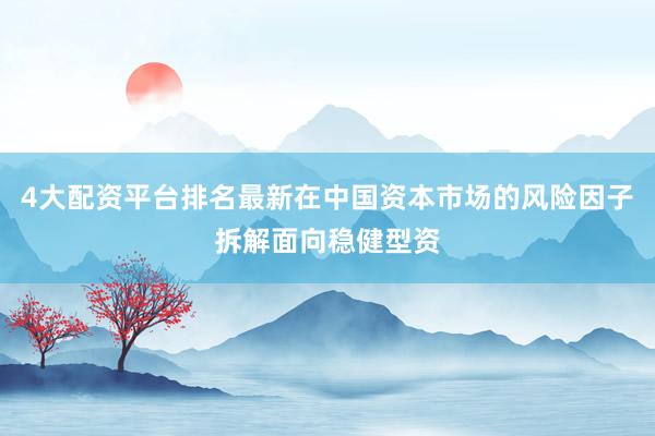 4大配资平台排名最新在中国资本市场的风险因子拆解面向稳健型资